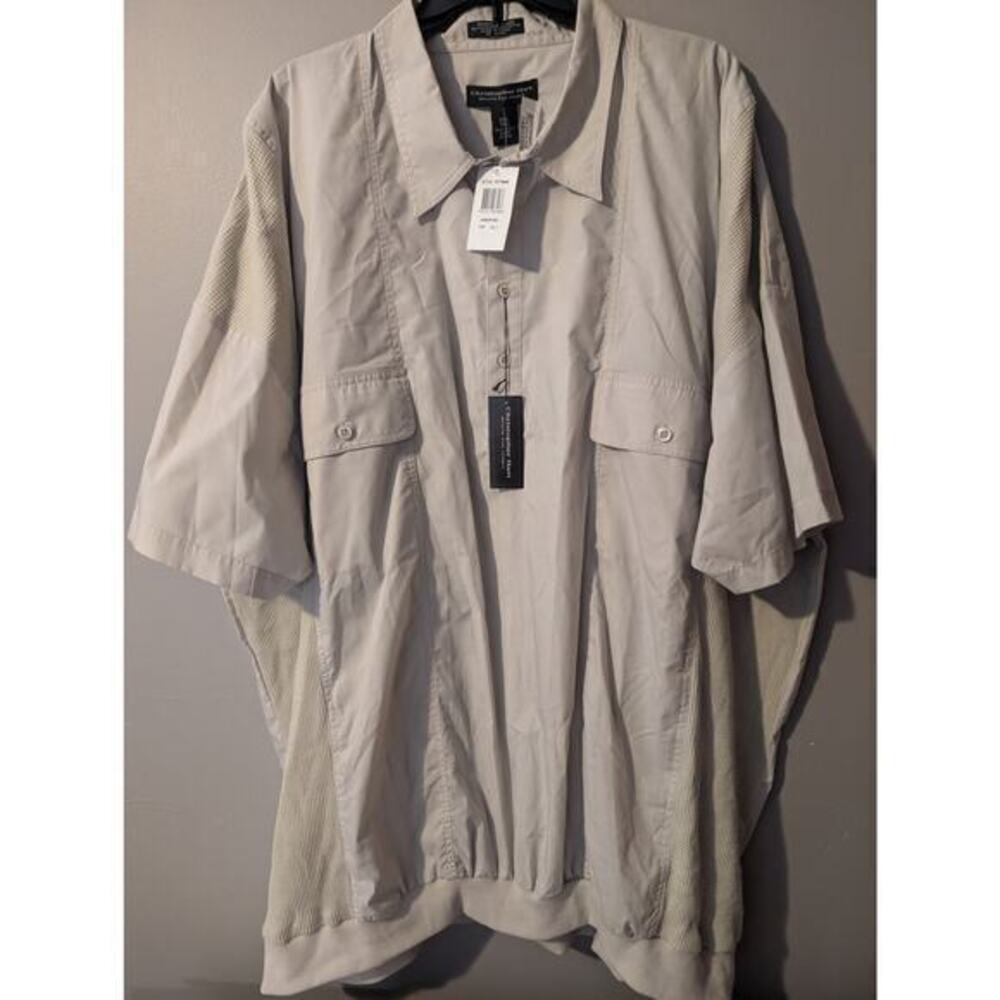 NWT‎ Men's Christopher Hart 5XL-T Short Sleeve Shirt